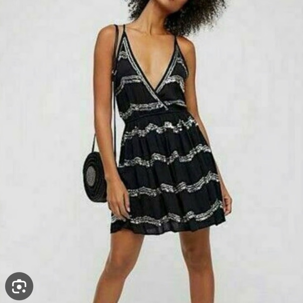 New Intimately Free People Make It Rain Sequin Mini Dress